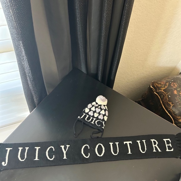 Juicy Couture Dog Scarf and Hat. NWOT